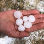 Aviso de granizo en Segovia