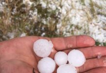 Aviso de granizo en Segovia
