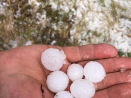 Aviso de granizo en Segovia