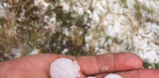 Aviso de granizo en Segovia