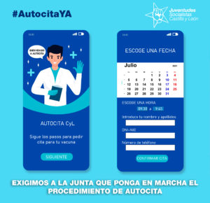 Juventudes Socialistas pide a la Junta autocita de vacunas para menores de 30 años