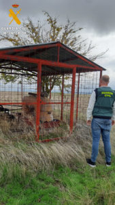 Roban 1.900 litros en una nave agrícola de Nava de la Asunción