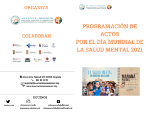 Amancer programa diversas actividades por el Día Mundial de la Salud Mental