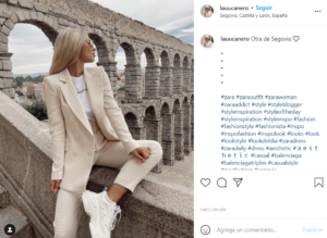 La ‘instagramer’ Laura Cañero visita Segovia