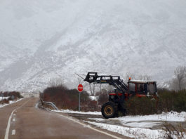 Aviso amarillo por nieve en Castilla y León