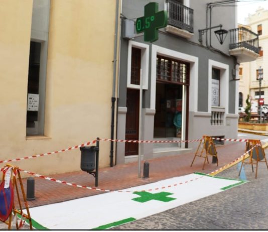 Plazas de aparcamiento a la puerta de la farmacia