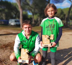 Lucas de Santos y Jimena Moreno, a la cabeza del triatlón autonómico