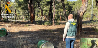 Detenido por robar 34 bidones de resina