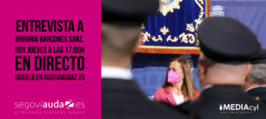 Hoy jueves, a las 17:00, entrevista con Virginia Barcones en Segoviaudaz.es