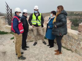 Visita a las obras de la muralla Hospital Misericordia