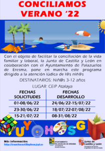 Palazuelos presenta el programa ‘Conciliamos Verano 2022’