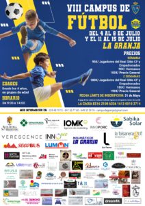 Abierto el plazo de inscripción para el campus de fútbol de la Granja