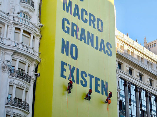 Greenpeace “etiqueta” los productos de carne industrial, advirtiendo de su enorme impacto