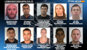 La Policía Nacional busca a estos 10 fugitivos