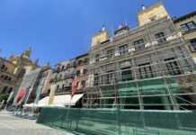 Obras en el Ayuntamiento de Segovia