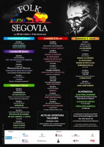 El festival musical Folk Segovia arrancará con el concierto de Tanxugueiras