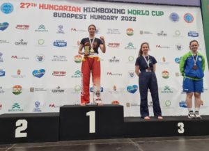 Medallas para Marta Gonzalez en la Copa del Mundo de Kickboxing