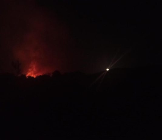 Calma tras el miedo en el incendio de Navafría