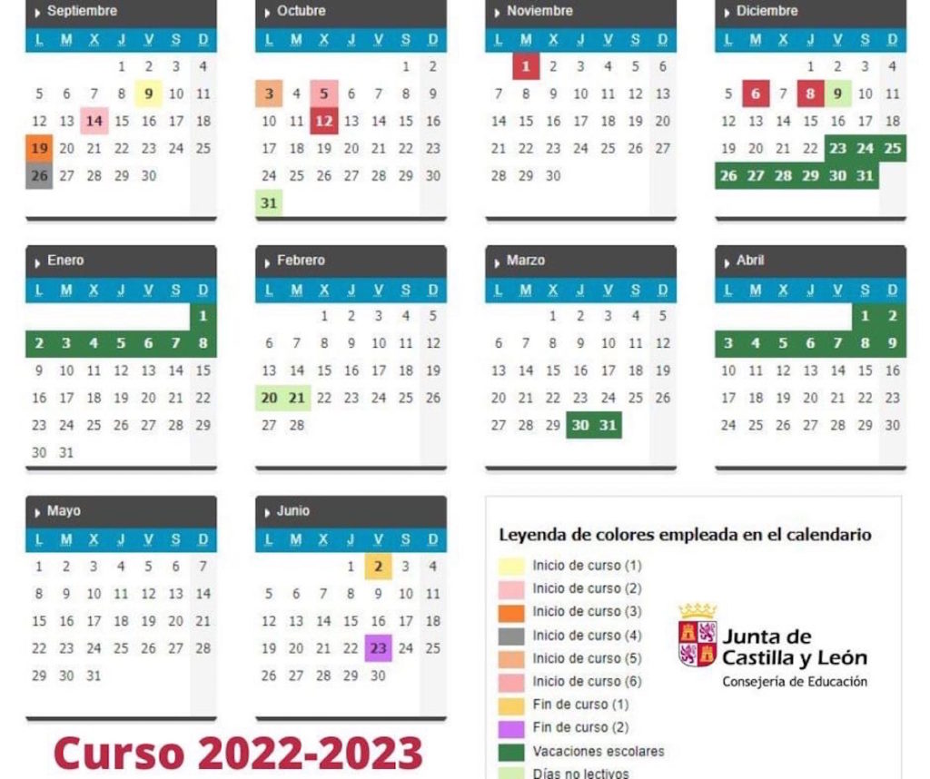 Estos serán los puentes escolares del curso 20222023 Segoviaudaz.es