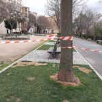 Cierre de parques y jardines en Segovia por fuertes rachas de viento alerta meteorológica en Segovia