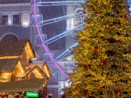 parque de atracciones de Navidad