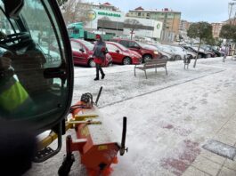 35 alumnos sin clase en Segovia por nieve