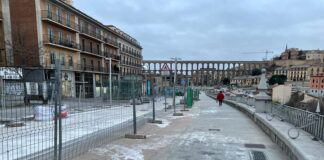 Hielo y bajas temperaturas en Segovia