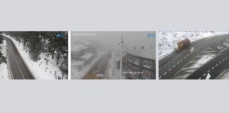 centenar de accidentes de tráfico por nieve y hielo