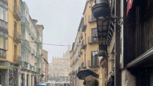 Primeros copos en Segovia