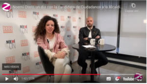 Un día con Noemí Otero, candidata de Ciudadanos al Ayuntamiento de Segovia