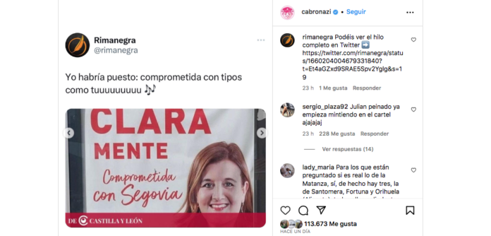cuenta de Instagram recopila llamativos carteles electorales