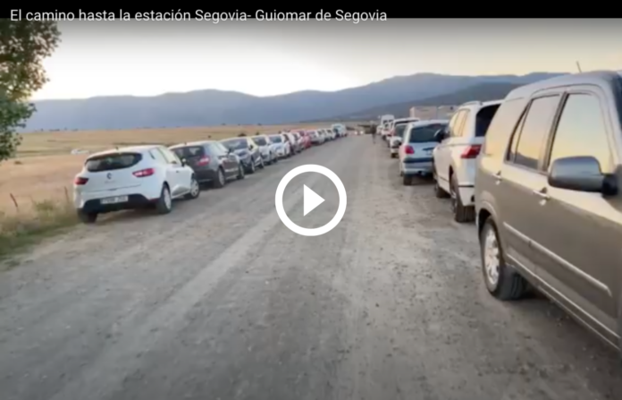 calvario diario del aparcamiento del AVE en Segovia