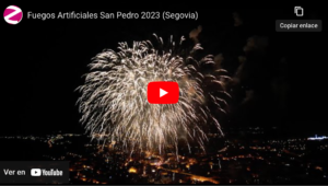 Así fueron los fuegos artificiales que cerraron las fiestas de Segovia