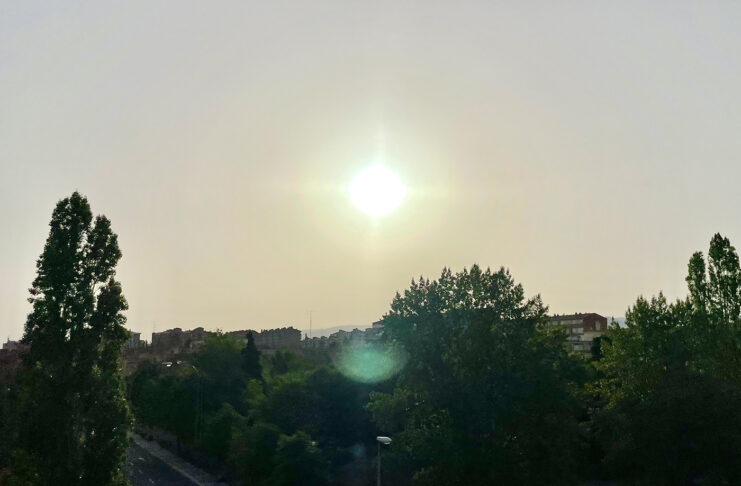 La intrusión de polvo sahariano se prolongará hasta el viernes