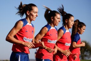 El Atlético de Madrid femenino entrena en Los Ángeles de San Rafael y visita Segovia este martes