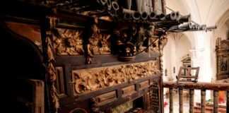 órgano barroco del pueblo de Segovia