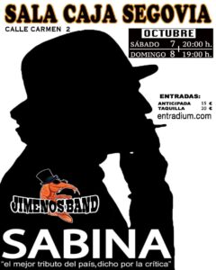 La música en directo de Sabina llega a Segovia a principios de octubre