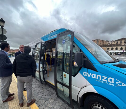 Segovia prueba microbuses lanzadera