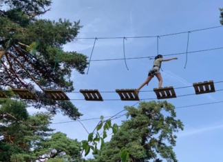 nuevo parque de aventura en un pueblo de Segovia