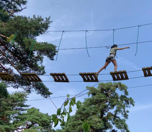 nuevo parque de aventura en un pueblo de Segovia