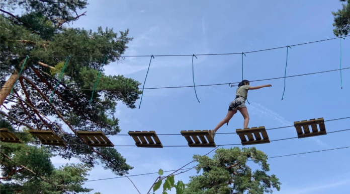 nuevo parque de aventura en un pueblo de Segovia