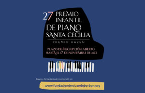 Vuelve el premio infantil de piano Santa Cecilia-Premio Hazen