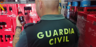 Guardia Civil interviene 12.000 botellines en Segovia