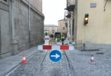 Corte de tráfico Segovia