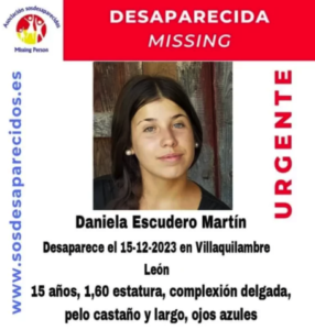 Desaparece una joven de 15 años en Villaquilambre (León)