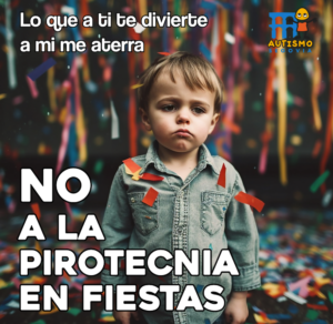 La campaña antipirotecnia de Autismo Segovia