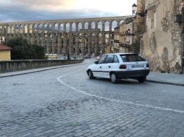 rotondas y adoquines por Segovia