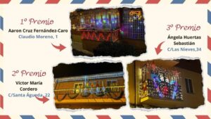 El balcón más navideño de Segovia