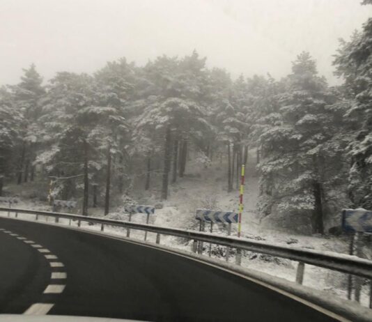 Alerta por nieve en Segovia