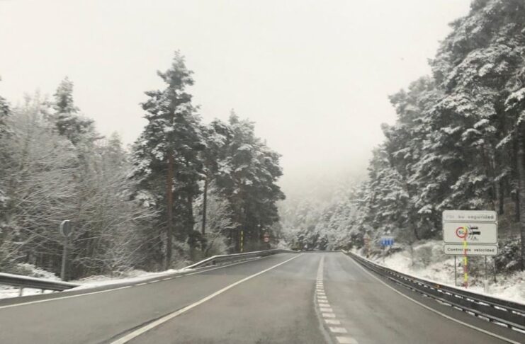 El domingo, aviso amarillo por nieve en Segovia Aviso amarillo nevadas